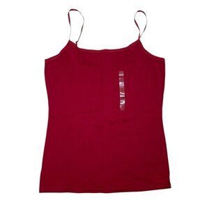 Ann Taylor burgundy tank sz M